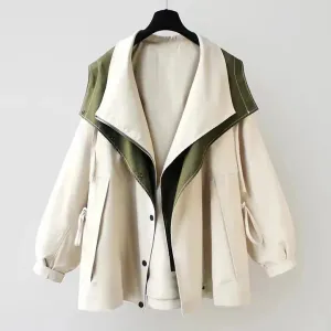 Lilyna Stylish Water-Resistant Trench Coat