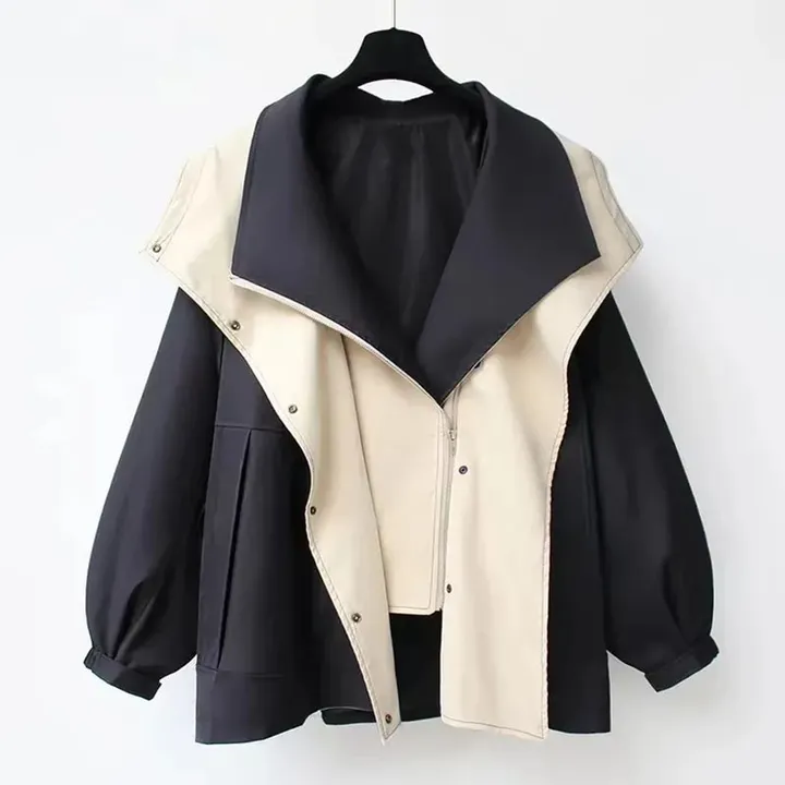Lilyna Stylish Water-Resistant Trench Coat