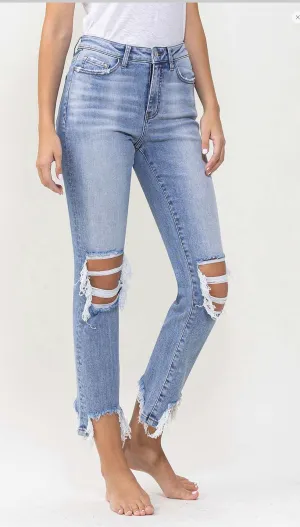 Lovervet High Rise Kick Flare Jeans
