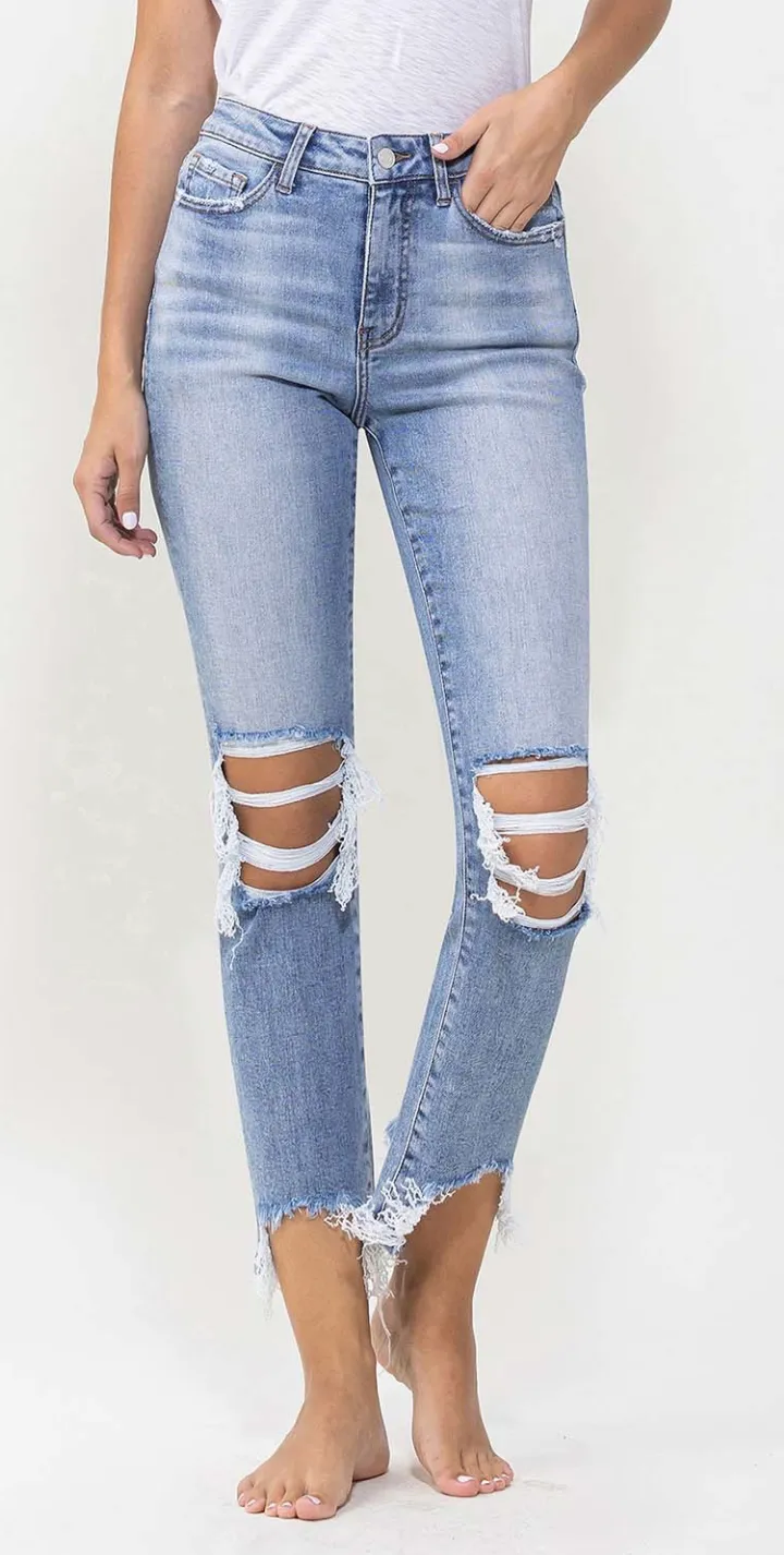 Lovervet High Rise Kick Flare Jeans