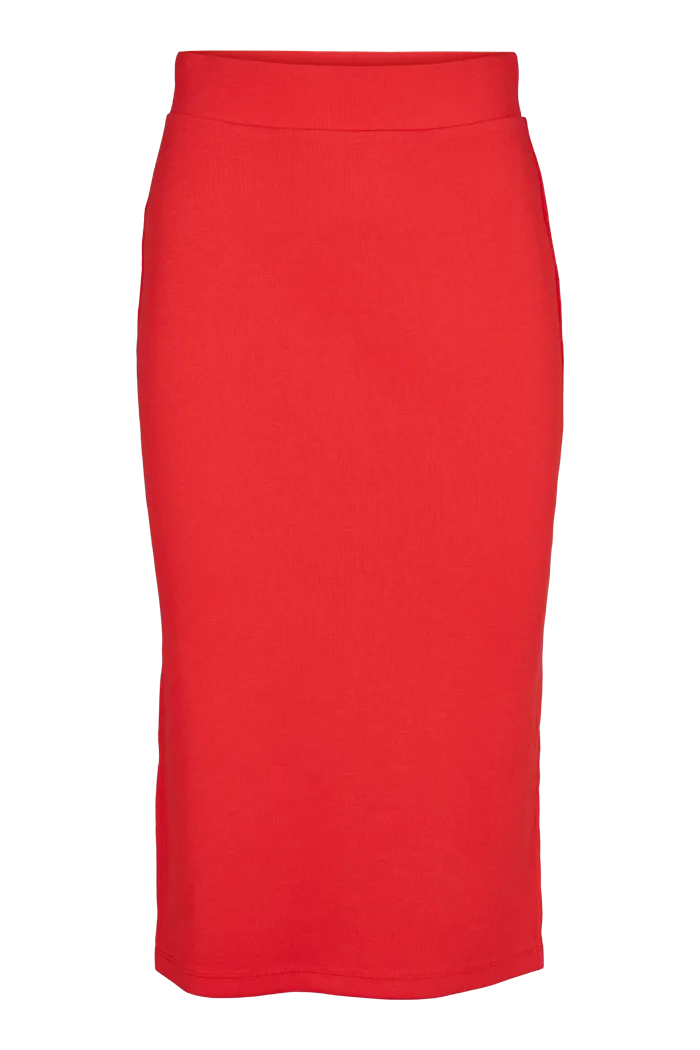 Ludmilla Long Skirt - High Risk Red
