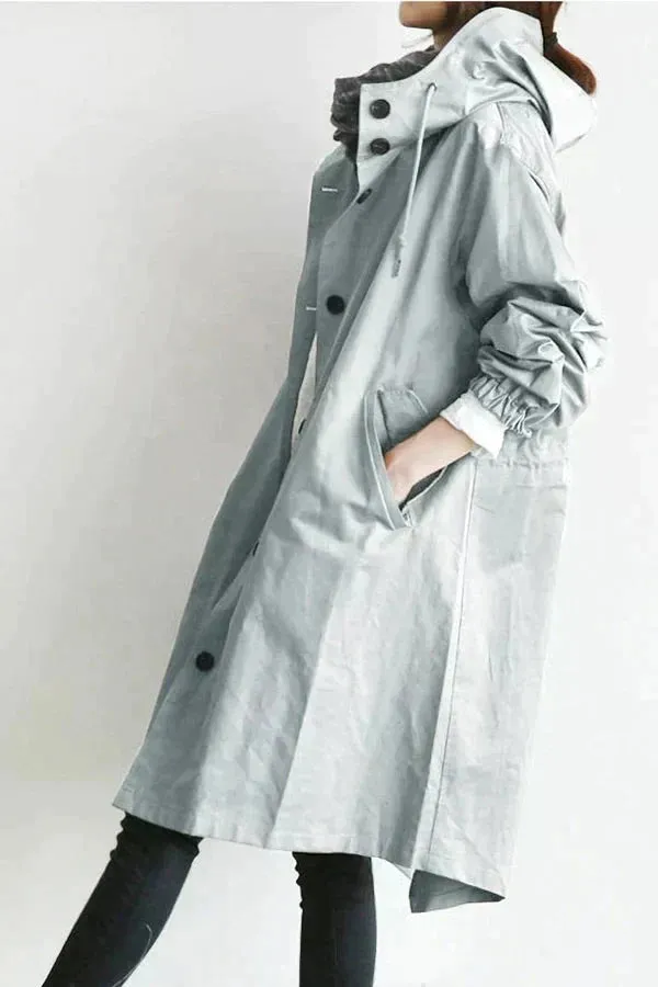 Lunara - Stylish Belted Trench Coat