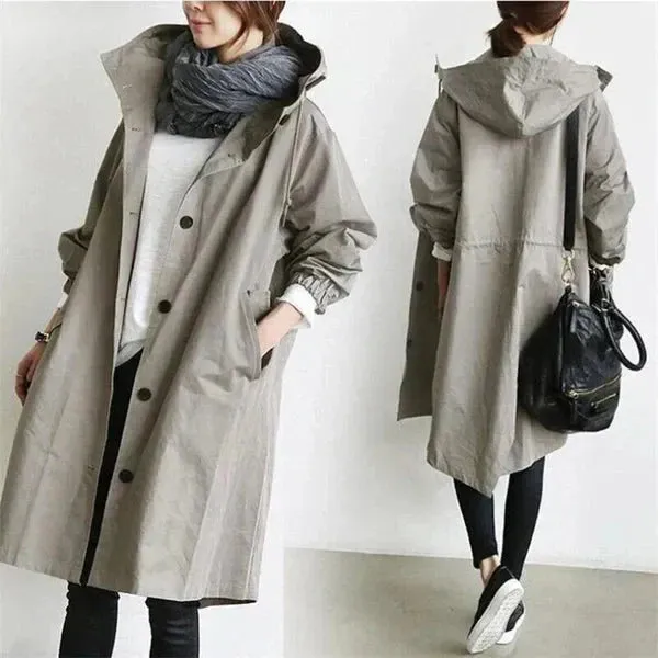 Lunara - Stylish Belted Trench Coat