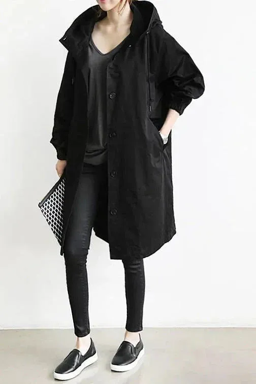 Lunara - Stylish Belted Trench Coat