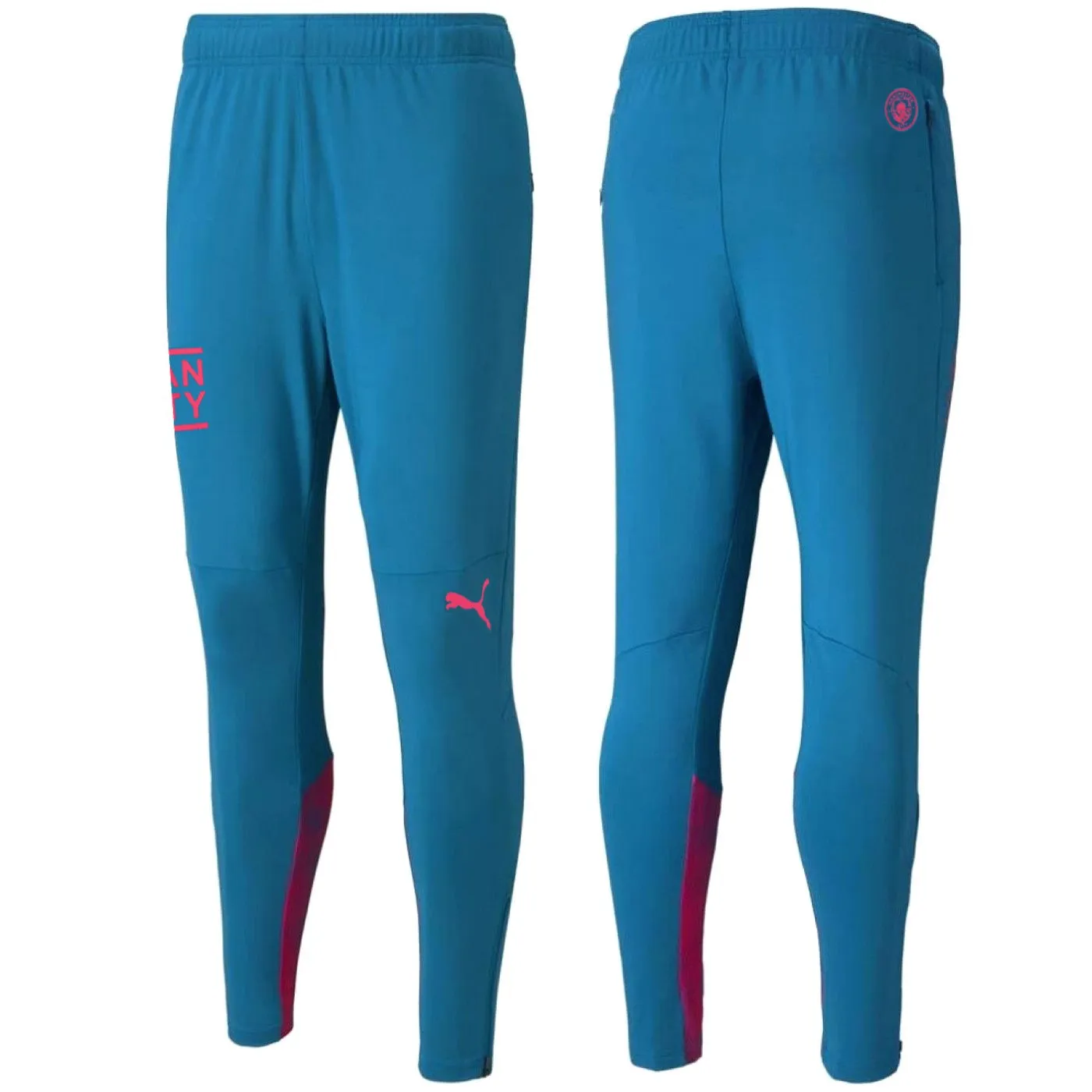 Manchester City white/blue training technical tracksuit 2022 - Puma