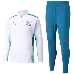 Manchester City white/blue training technical tracksuit 2022 - Puma