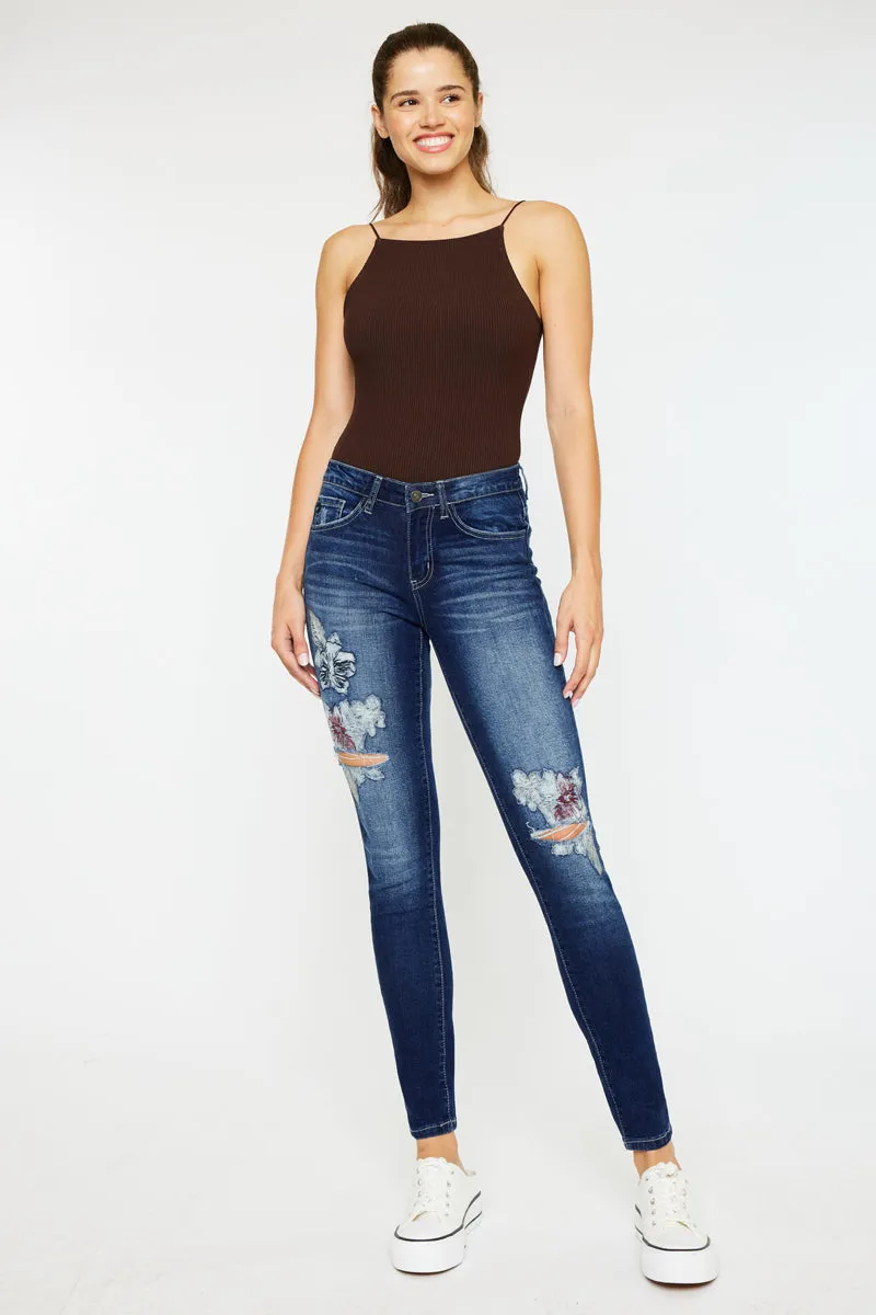 Mandy Mid Rise Super Skinny