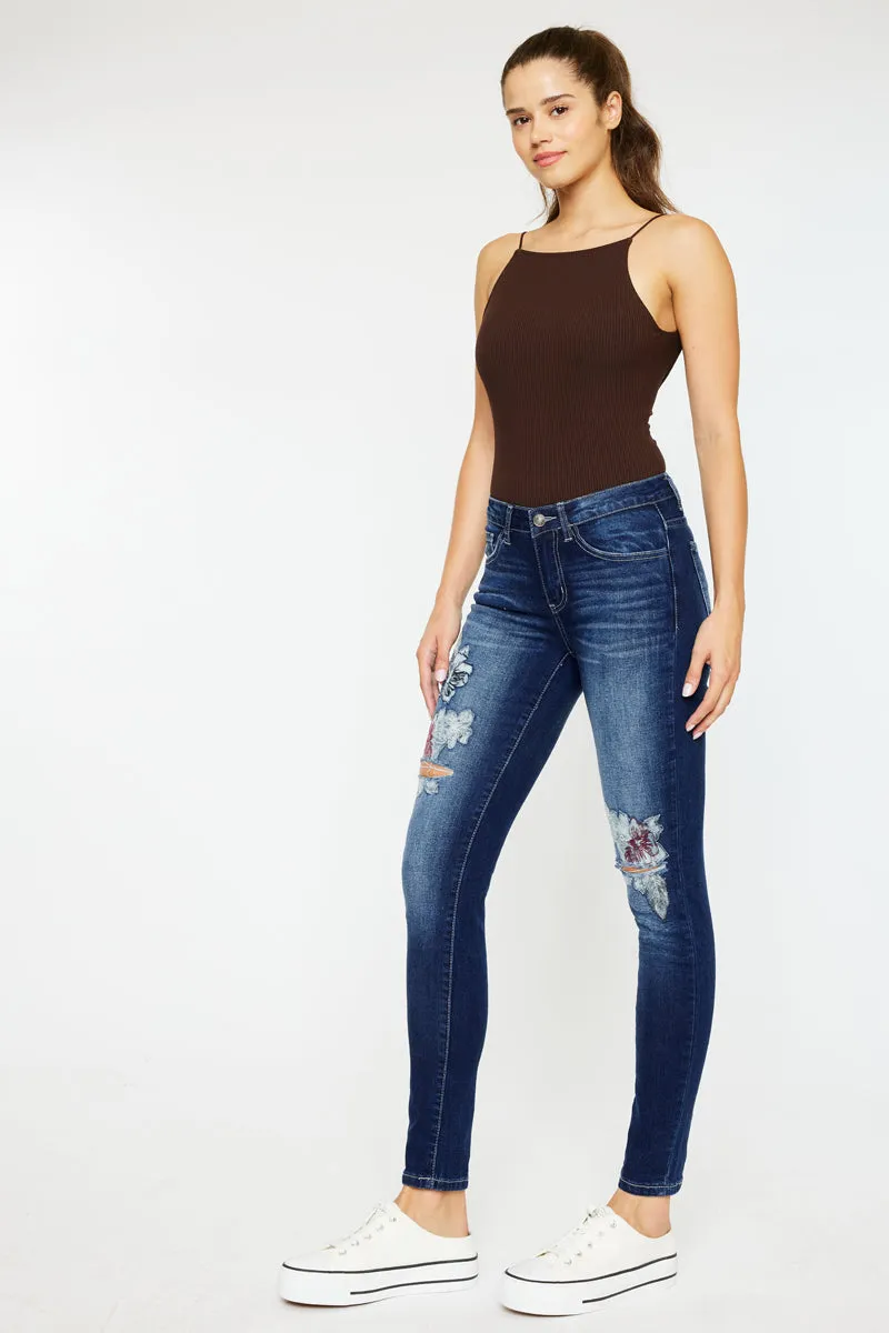 Mandy Mid Rise Super Skinny