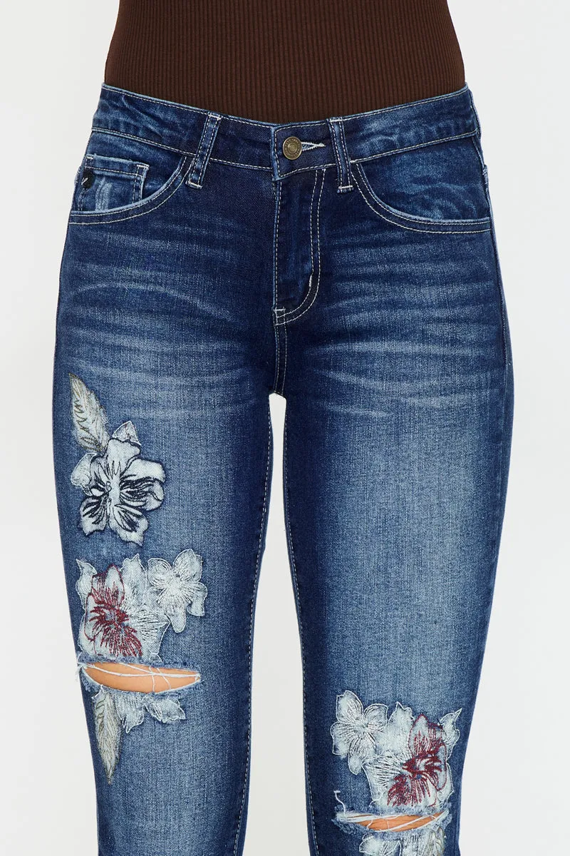 Mandy Mid Rise Super Skinny