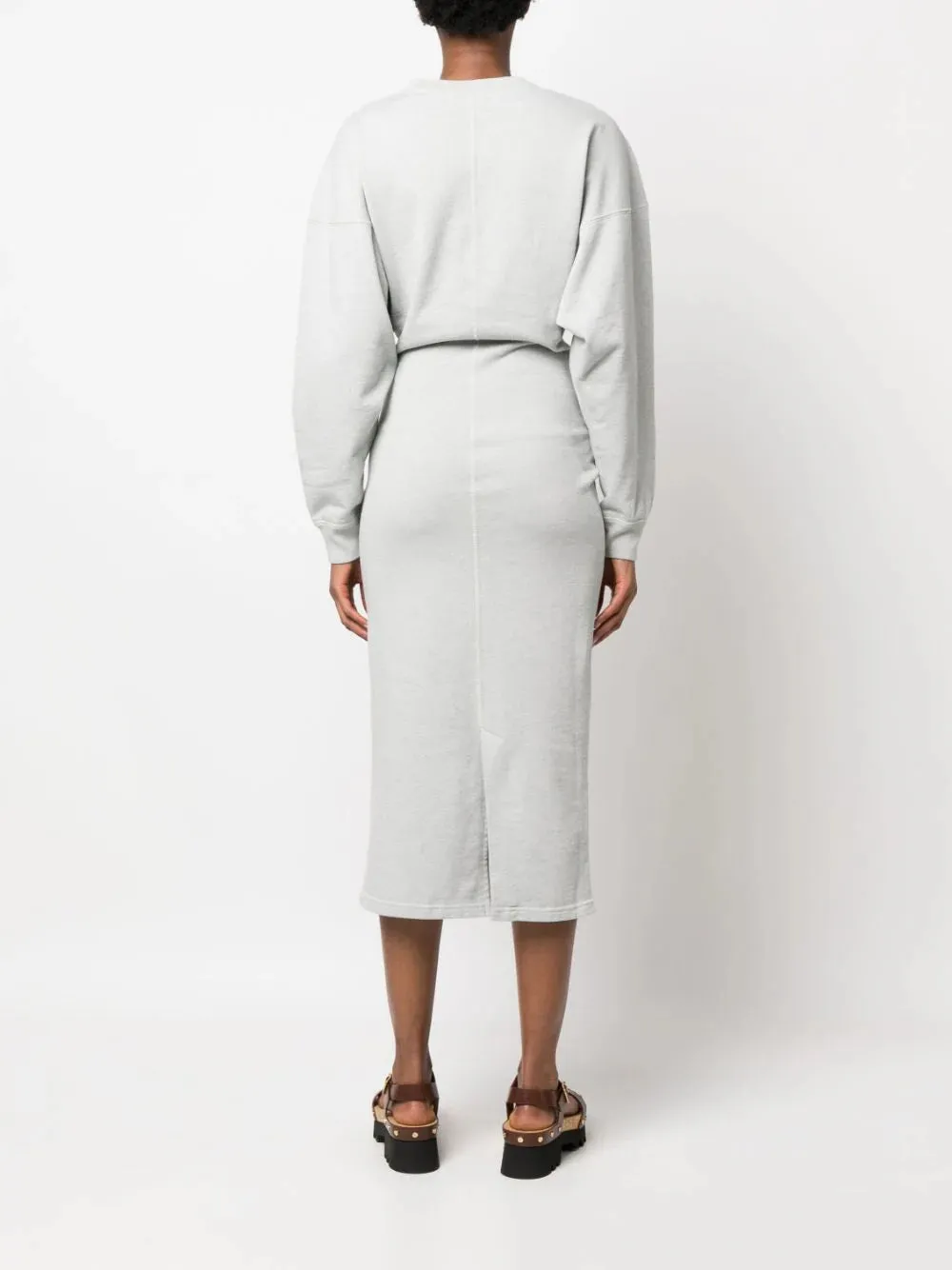 MARANT ÉTOILE
Meg gathered-detail sweatshirt dress