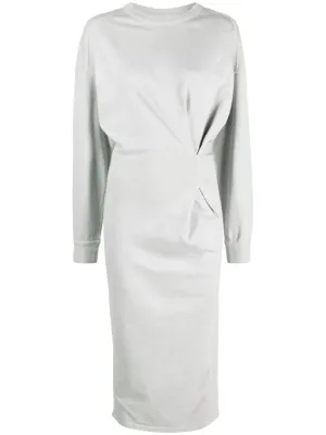 MARANT ÉTOILE
Meg gathered-detail sweatshirt dress