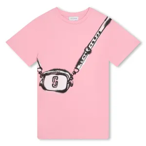 Marc Jacobs Pink Snapshot T-Shirt Dress