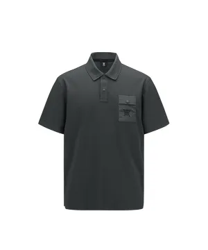 Men Pocket Detail Short T-Shirt - D/Gray