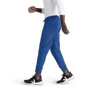 Men's Murphy Jogger Scrub Pant - Greys Anatomy Spandex Stretch Collection / Color - New Royal / Fit - Regular / Sizes - XS, S, M, L, XL, 2XL, 3XL by Barco Uniforms