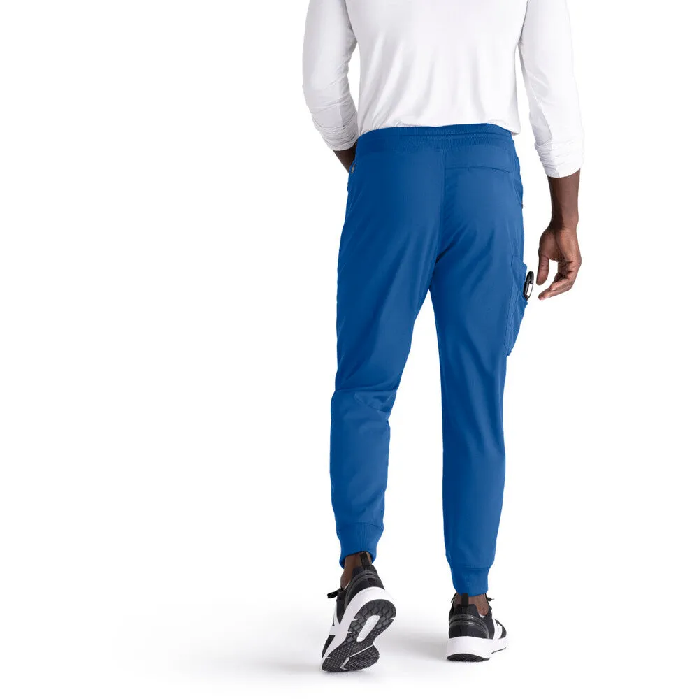 Men's Murphy Jogger Scrub Pant - Greys Anatomy Spandex Stretch Collection / Color - New Royal / Fit - Regular / Sizes - XS, S, M, L, XL, 2XL, 3XL by Barco Uniforms