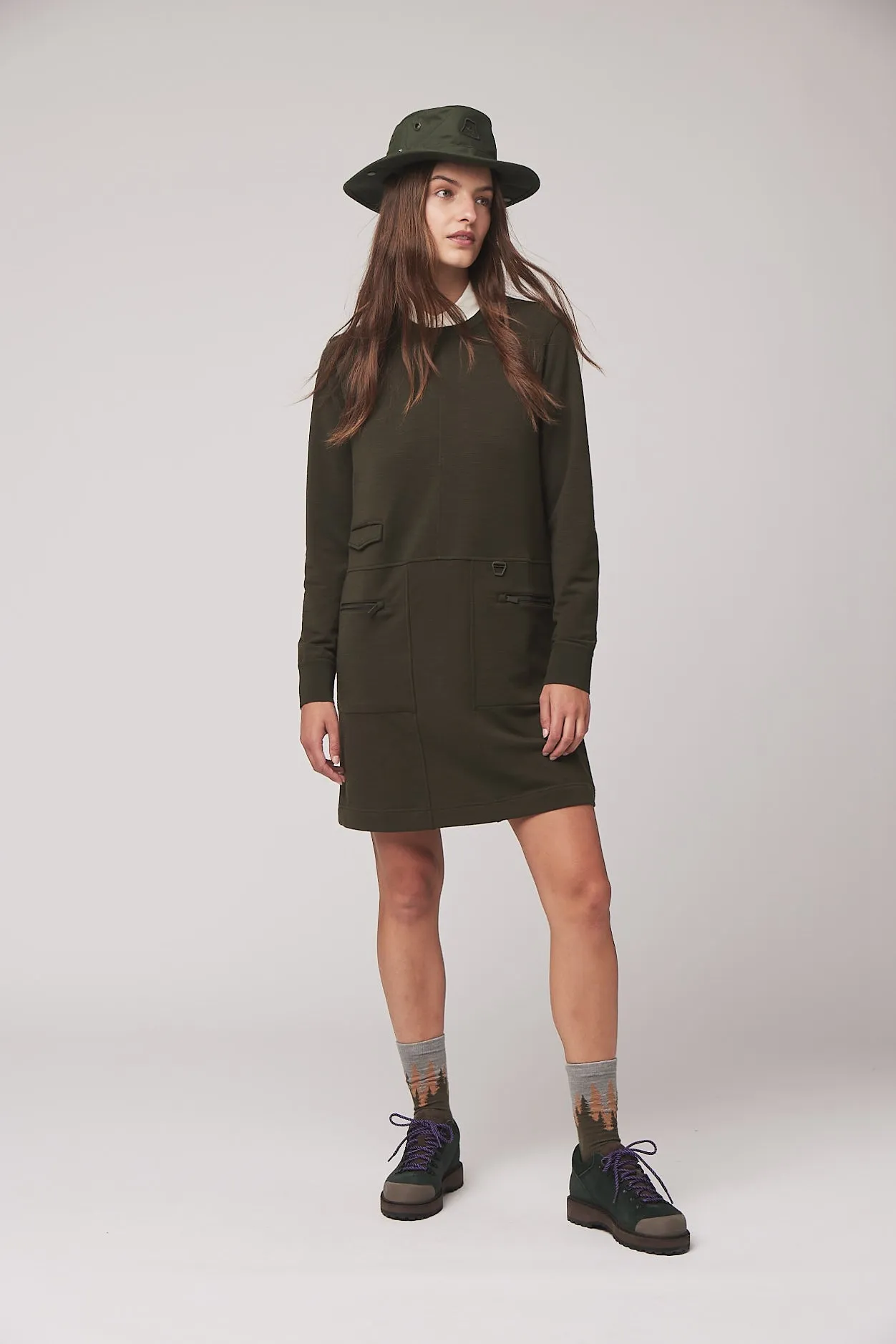 Merino Sweatshirt Dress