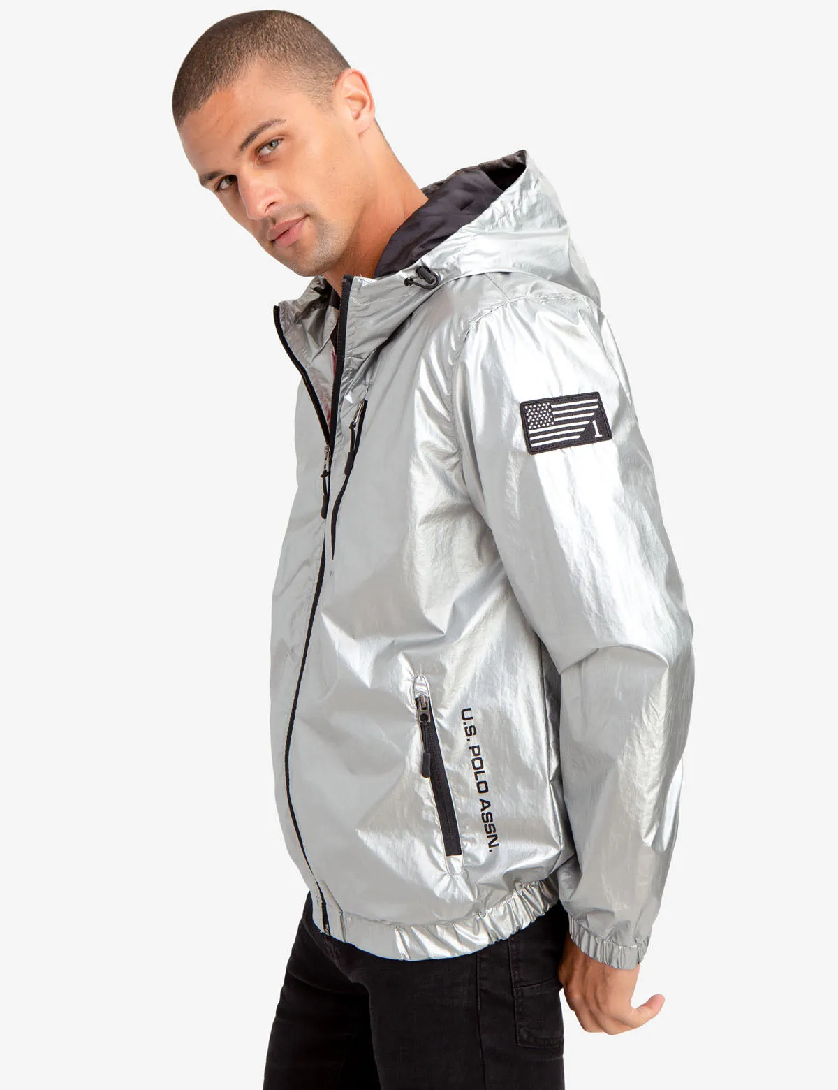 METALLIC WINDBREAKER