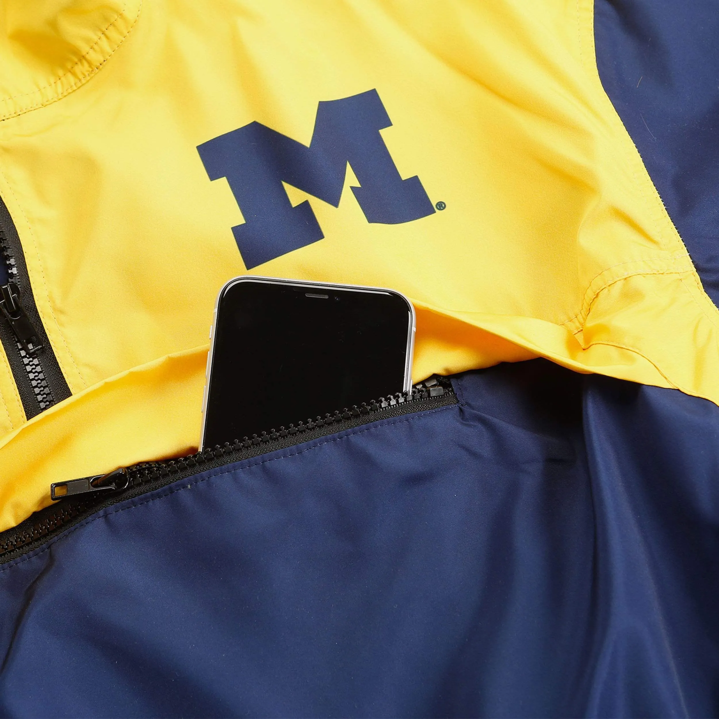 Michigan Wolverines Womens Winning Play Windbreaker
