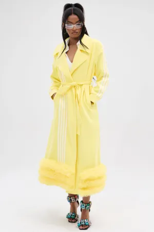 MIMOSA TULLE TRIM TRENCH