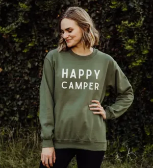 MISFIT ITEM - The Happy Camper Sweatshirt - PLUS // Size 3XL