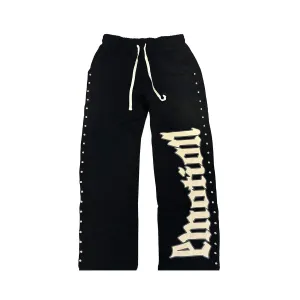 Mixed Emotion Black “Crown” Sweat Pants