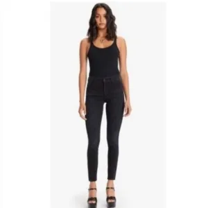 Mother The Looker Jeans In 9 Lives Black- Size 27