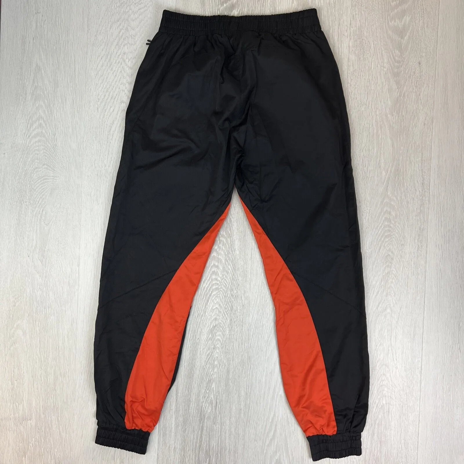 Muscle Nation Womens Black Orange Jogger Track Pants Trackies Size Small