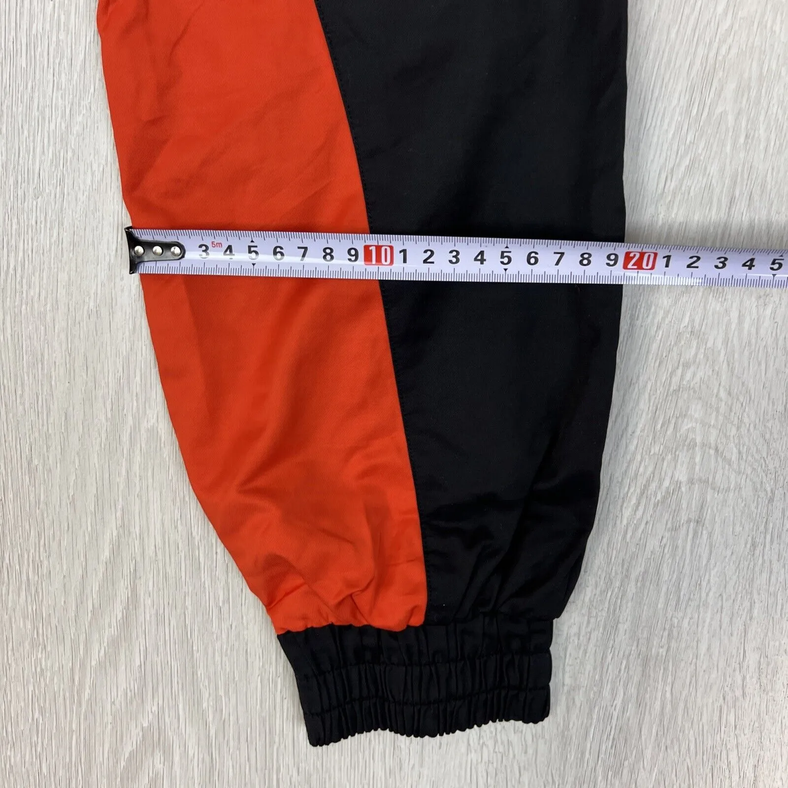 Muscle Nation Womens Black Orange Jogger Track Pants Trackies Size Small