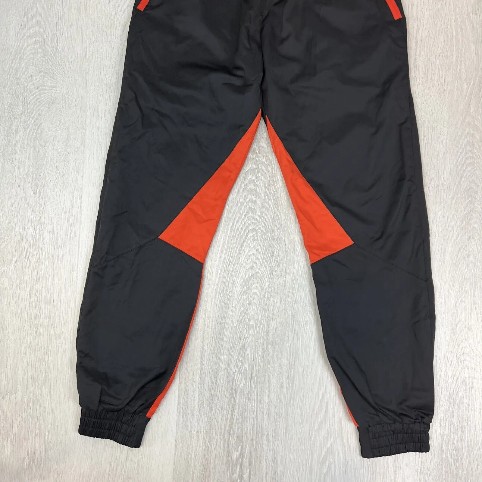 Muscle Nation Womens Black Orange Jogger Track Pants Trackies Size Small