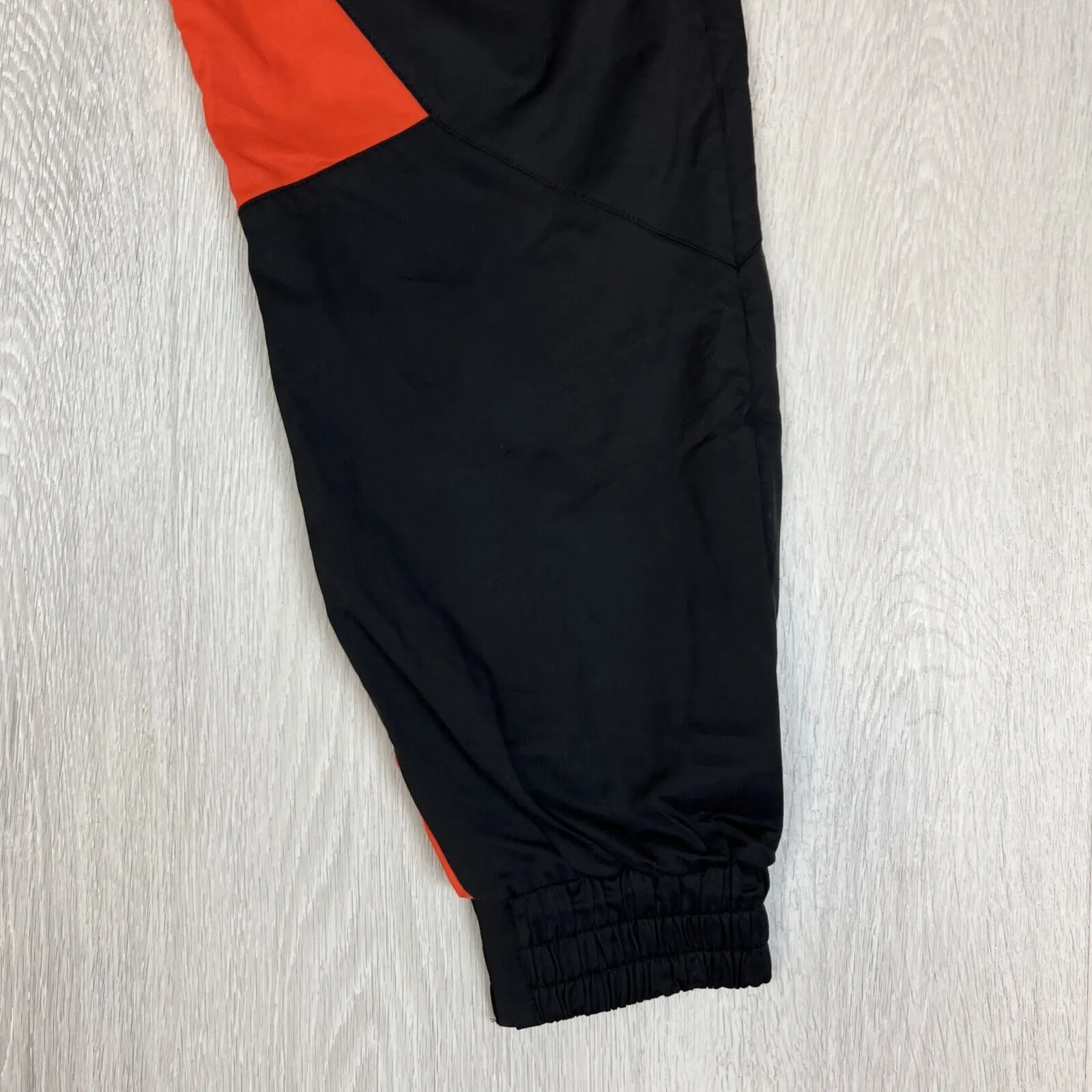 Muscle Nation Womens Black Orange Jogger Track Pants Trackies Size Small