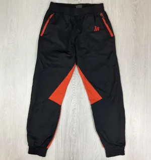 Muscle Nation Womens Black Orange Jogger Track Pants Trackies Size Small