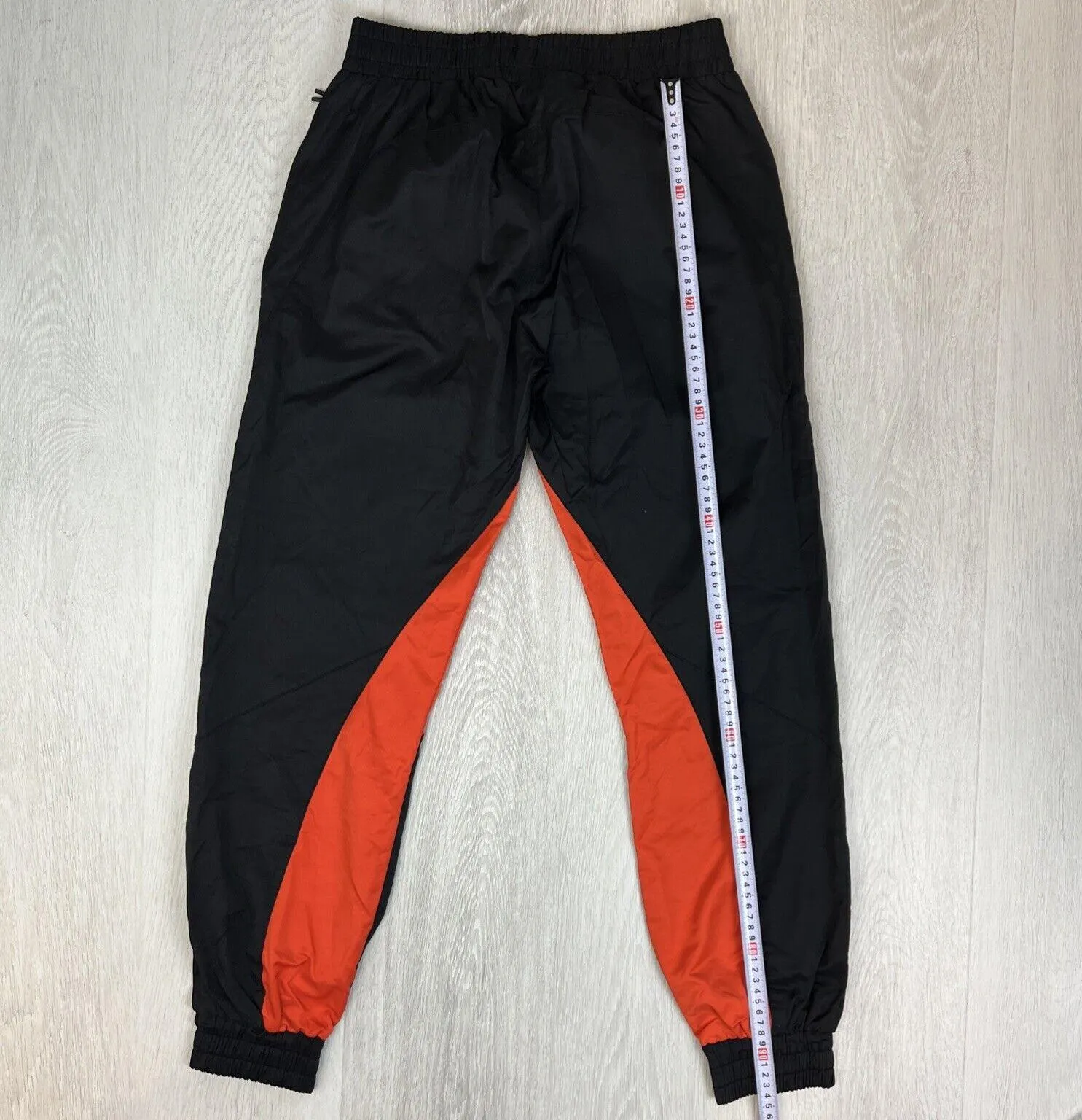 Muscle Nation Womens Black Orange Jogger Track Pants Trackies Size Small