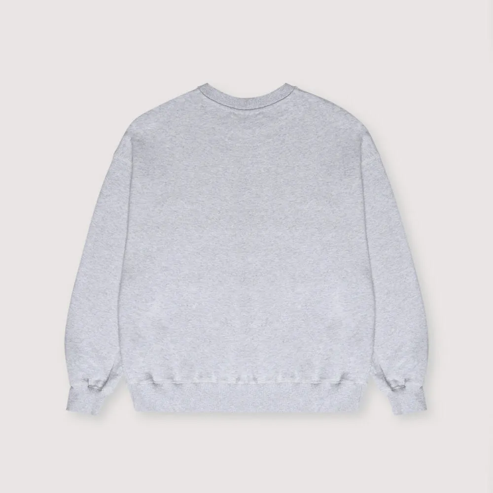 Mykonos Woman Sweatshirt | Grey Melange