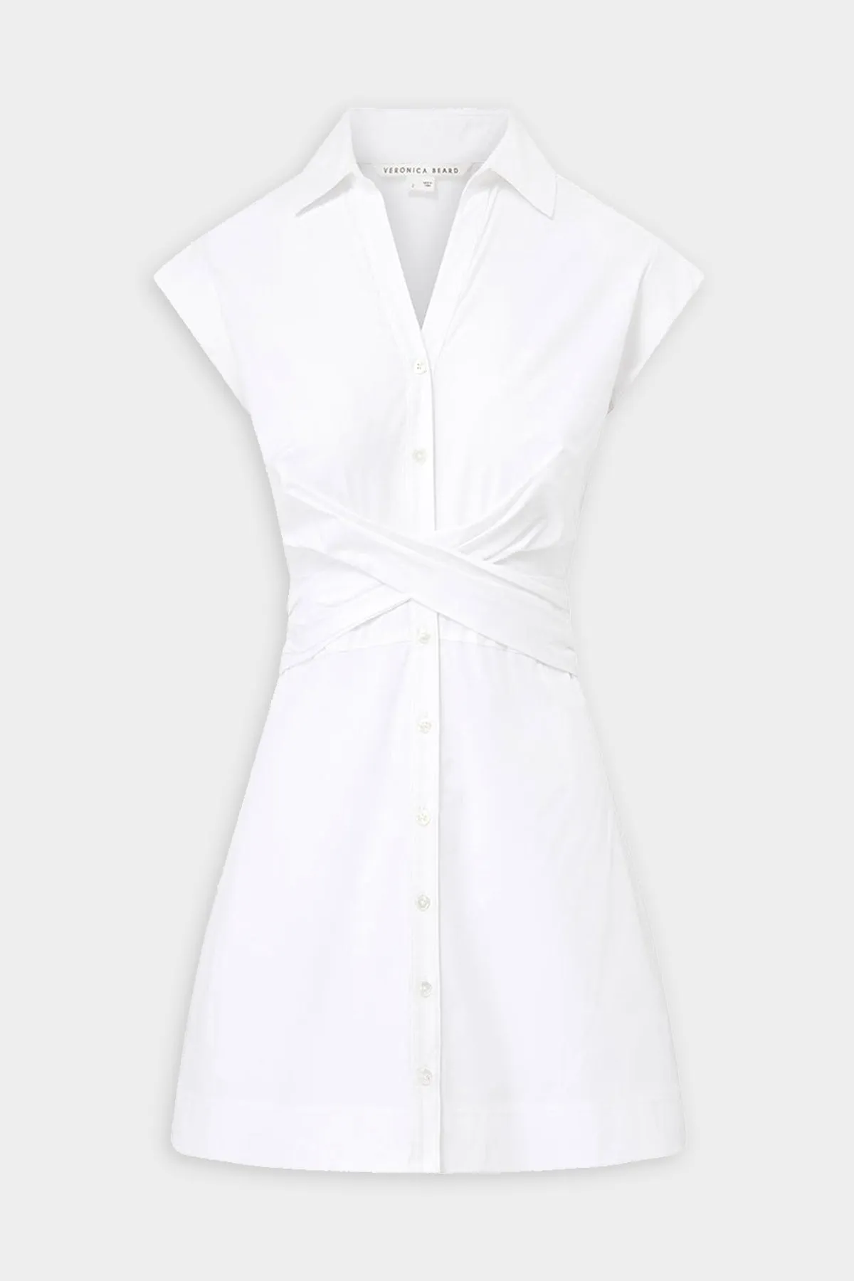 Nagano Shirt Dress in White