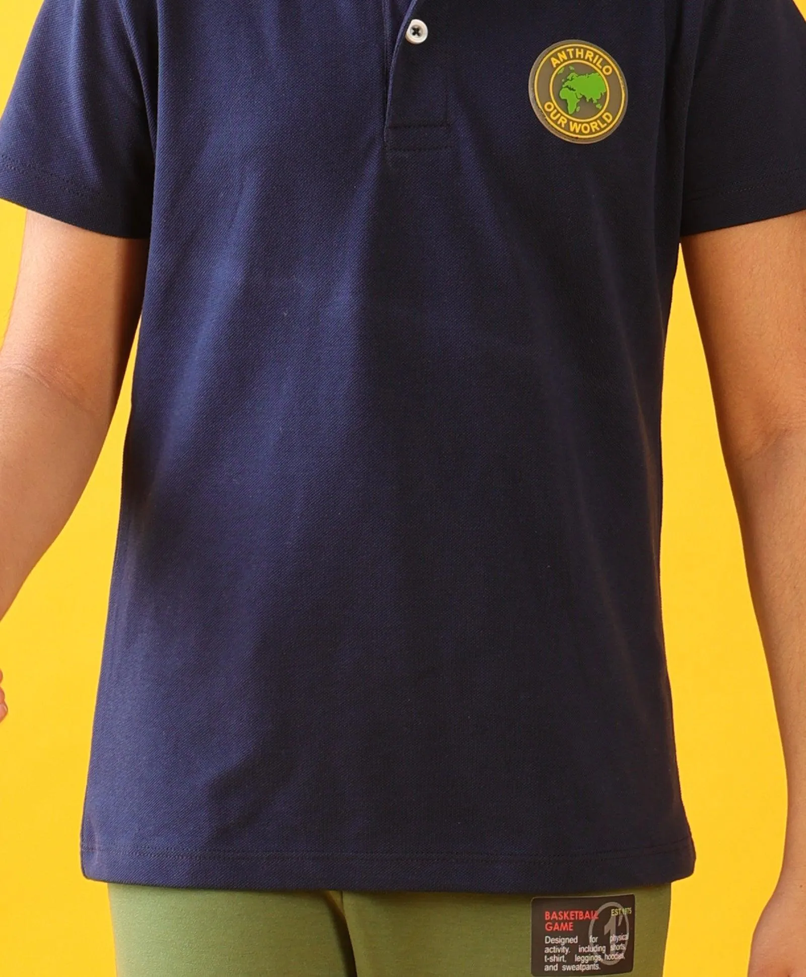 NAVY POLO OLIVE SUMMER BOYS JOGGER SET - NAVY/OLIVE