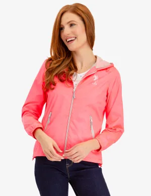 NEON HOODED WINDBREAKER