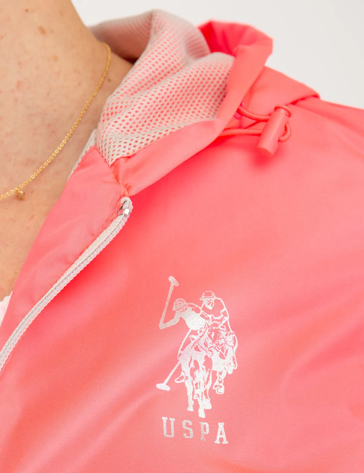 NEON HOODED WINDBREAKER
