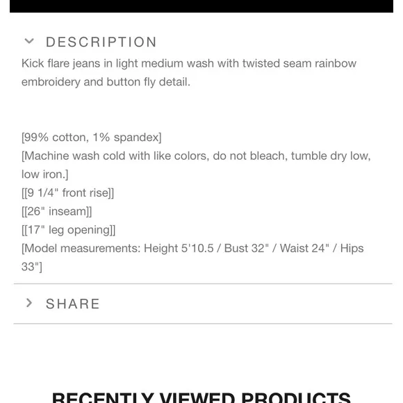 NEW BLANKNYC Women’s Embroidered Jeans