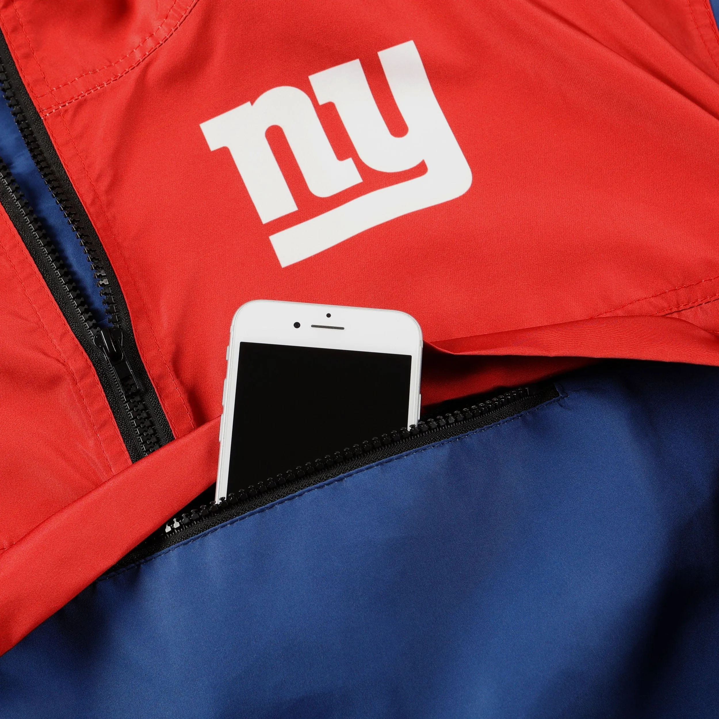 New York Giants Womens Winning Play Windbreaker