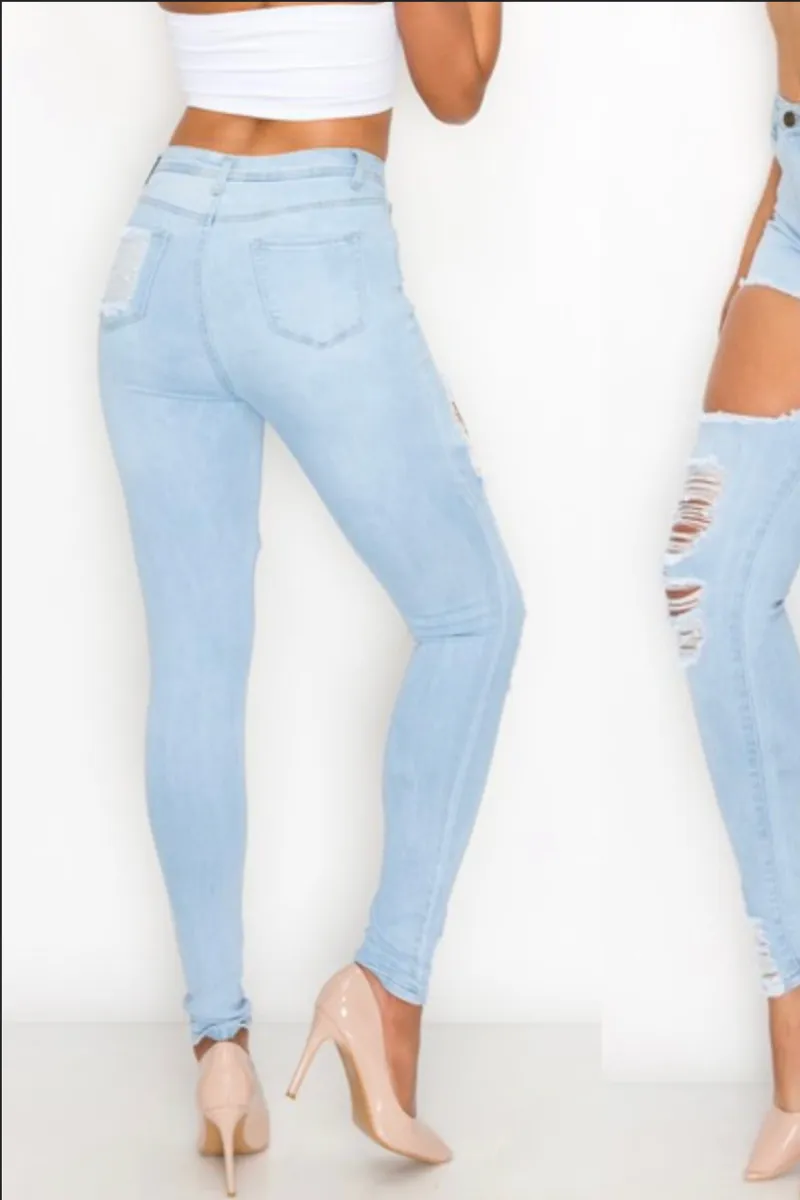 NO FILTER DISTRESSED | JEANS