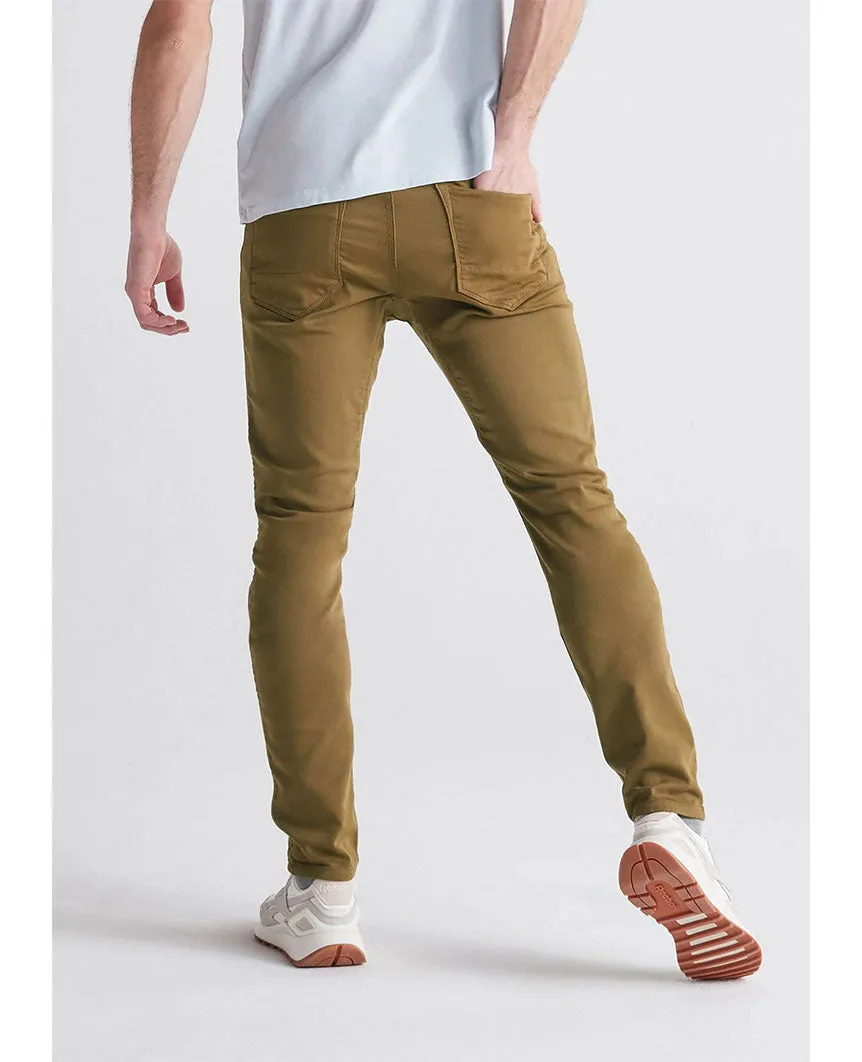 No Sweat Pant Slim Tobacco