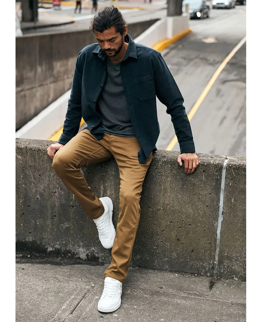 No Sweat Pant Slim Tobacco