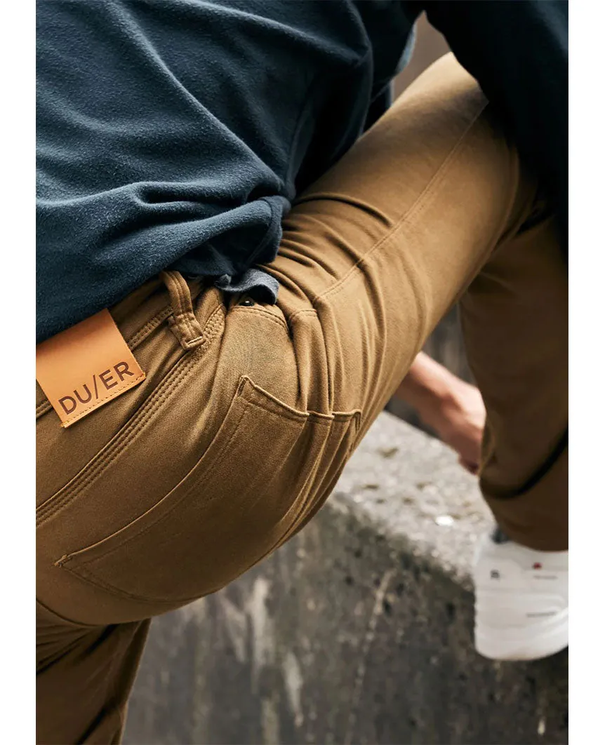 No Sweat Pant Slim Tobacco