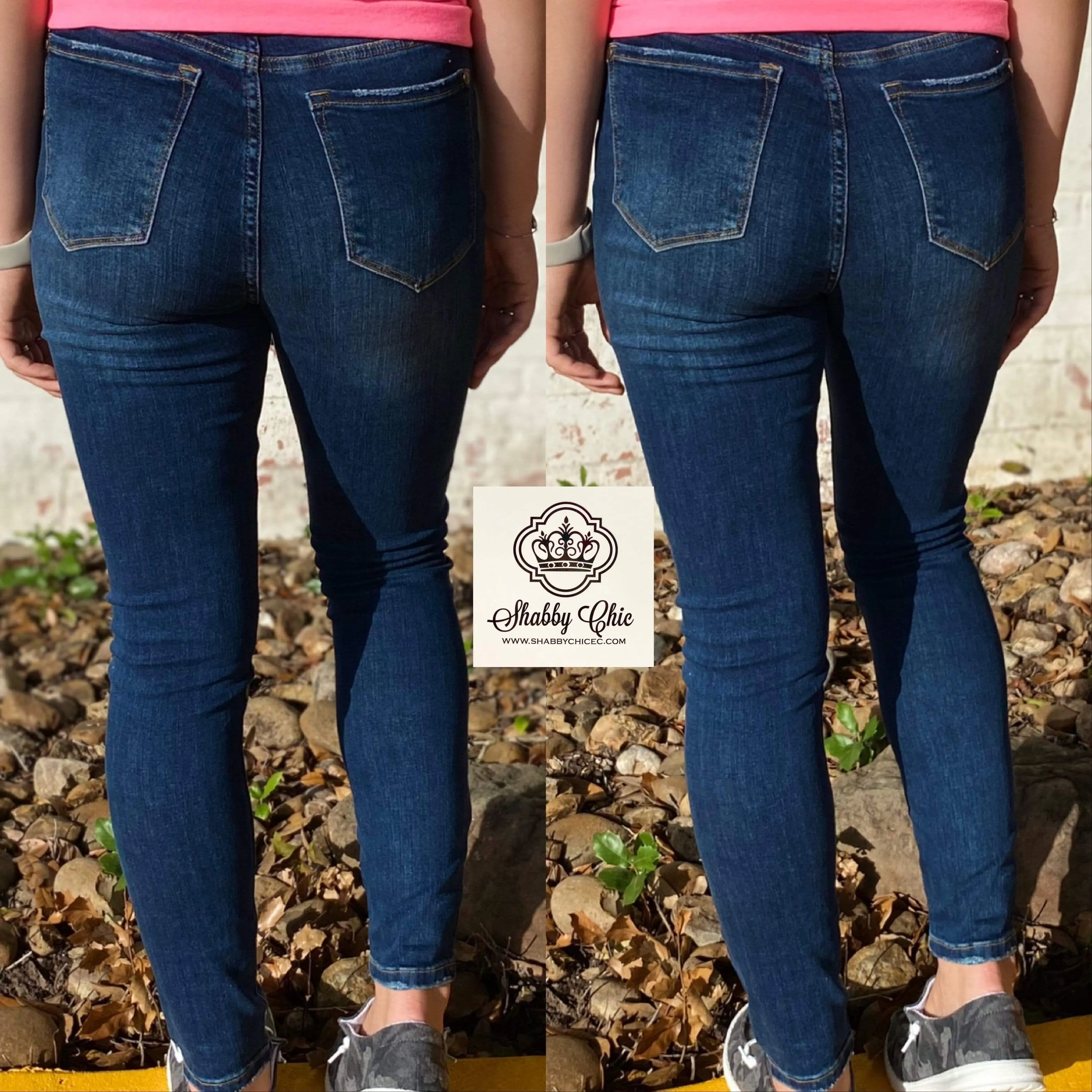 NON Distressed Button Fly Jeans