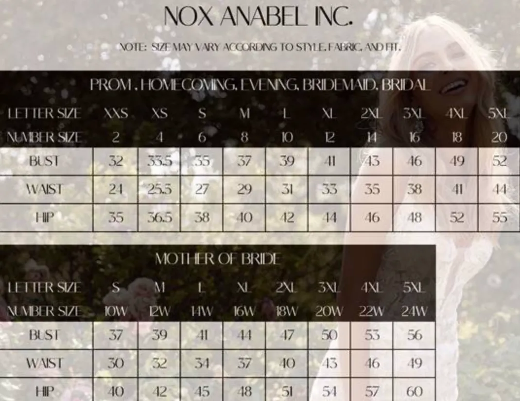 Nox Anabel Evening Gown A1307