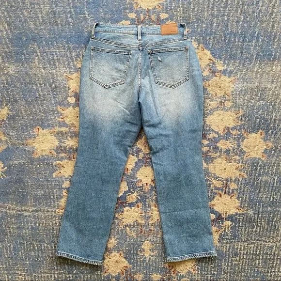 NWT Madewell Perfect Vintage Jean (Curvy) in Denman Wash: Ripped Edition 26P