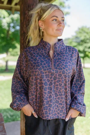 On The Daily In Spotted Sweetheart Windbreaker FINAL SALE