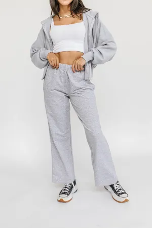 On The Edge Sweat Pant // Heather *RESTOCKED*