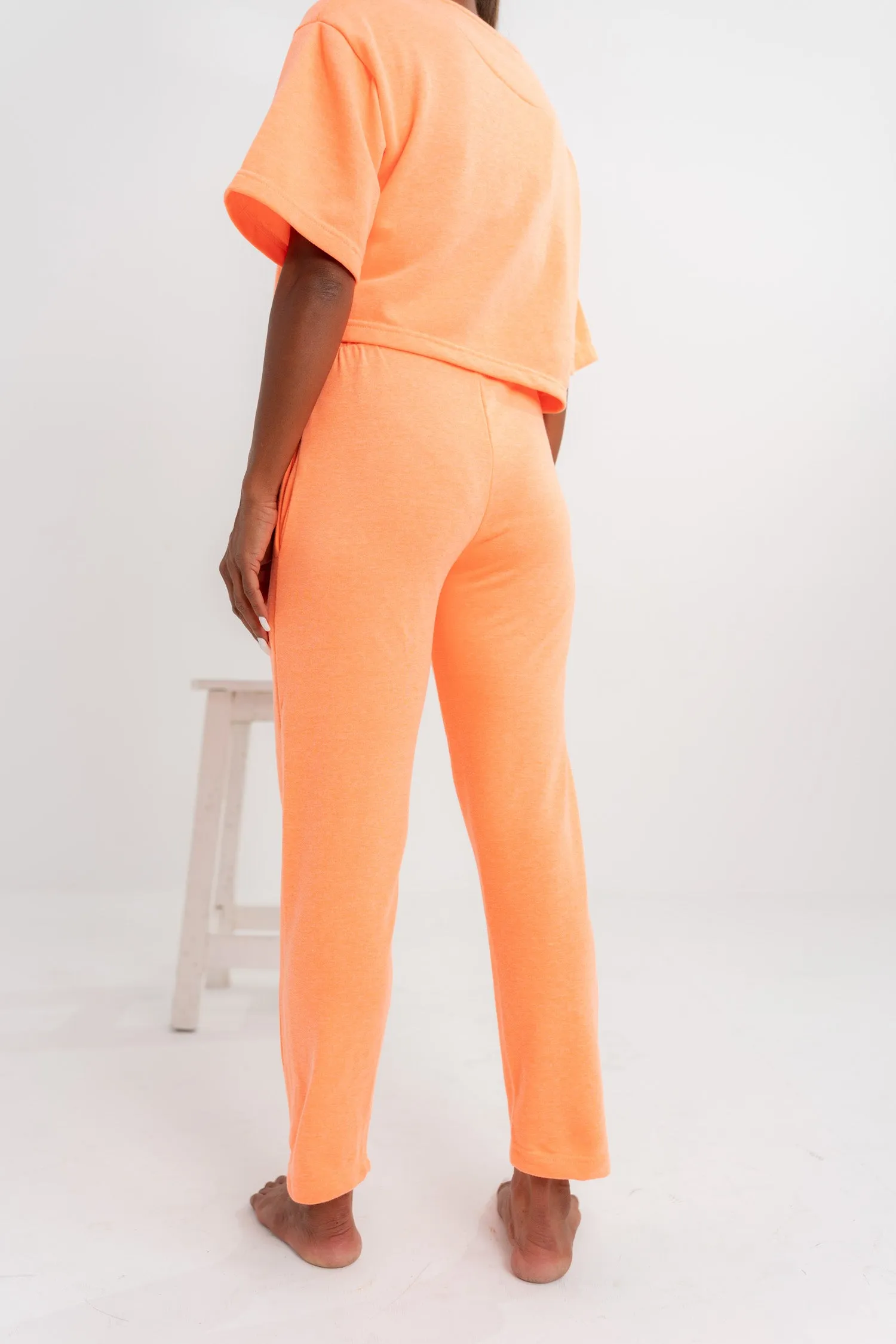 Orange Jogger Pants