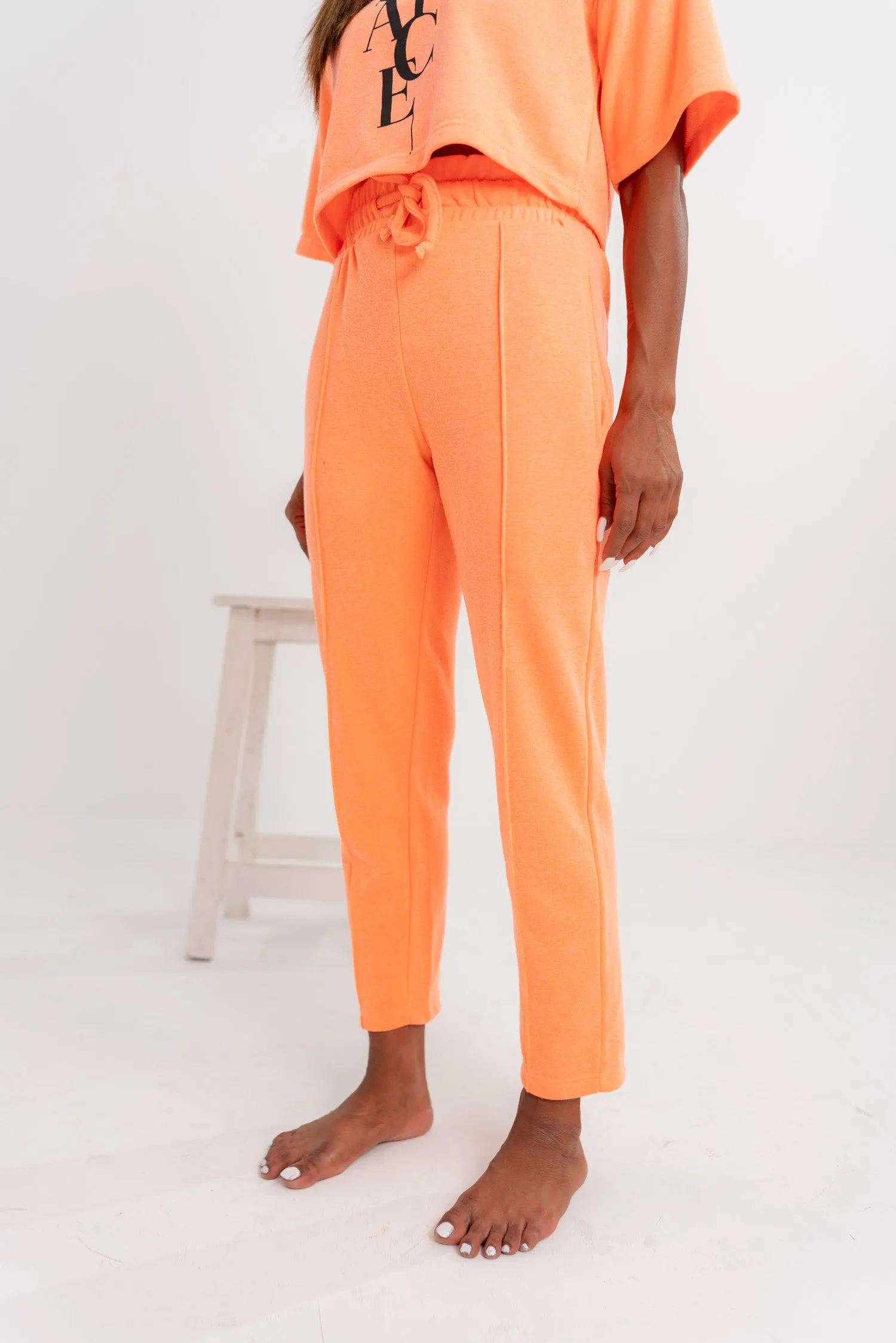 Orange Jogger Pants